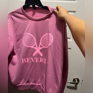 “beverly” tennis cute trendy sweatshirt